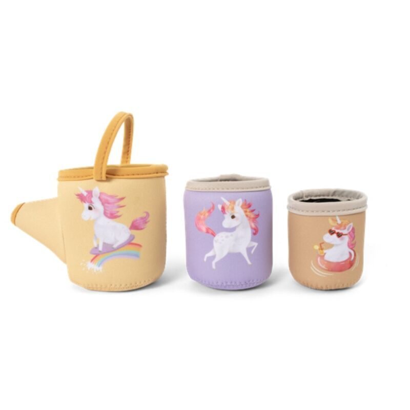 Unicorn Activity Cups Neoprene Βath Τoys
