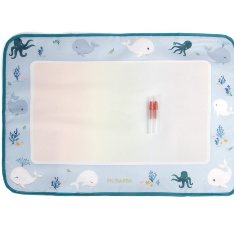 Water Drawing Mat Christian’s Whale Tales
