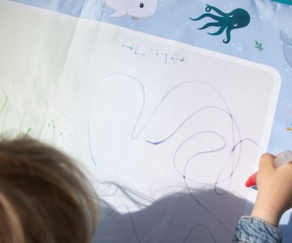 Water Drawing Mat Christian’s Whale Tales