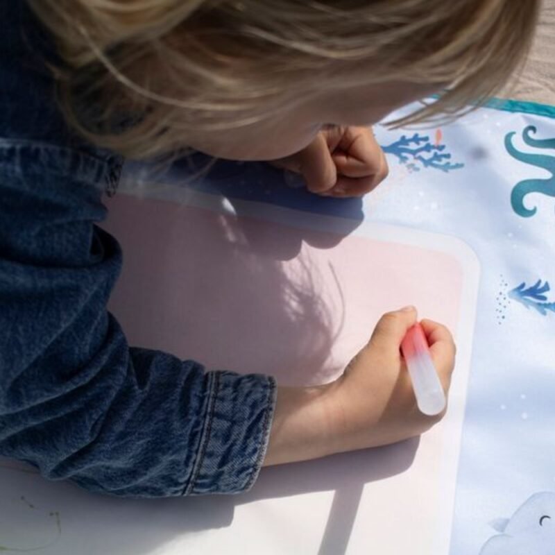 Water Drawing Mat Christian’s Whale Tales