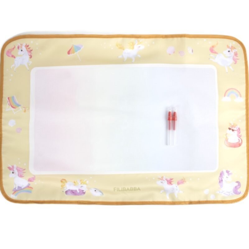 Water Drawing Mat Unicorn Shores