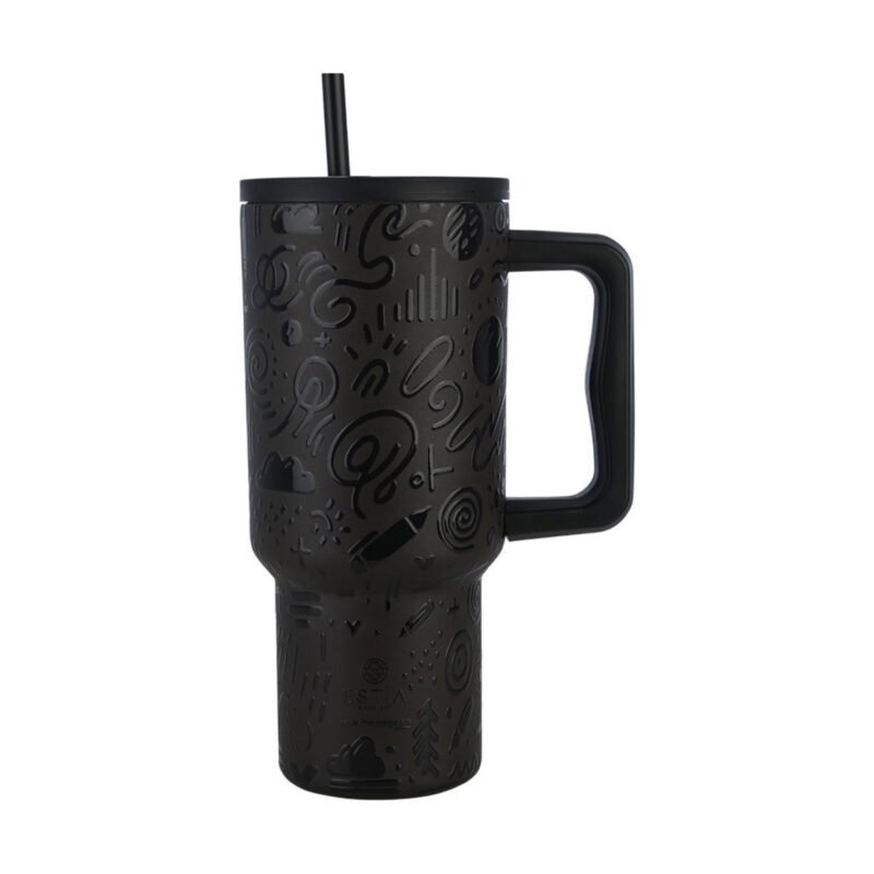StrawTumbler XL Noir Echo 900ml