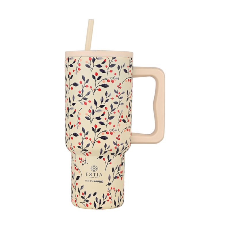 StrawTumbler XL Bloom Beige 900ml