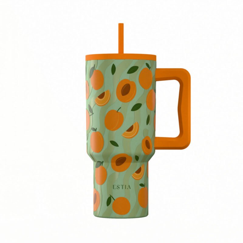 StrawTumbler XL Peach Garden 900ml