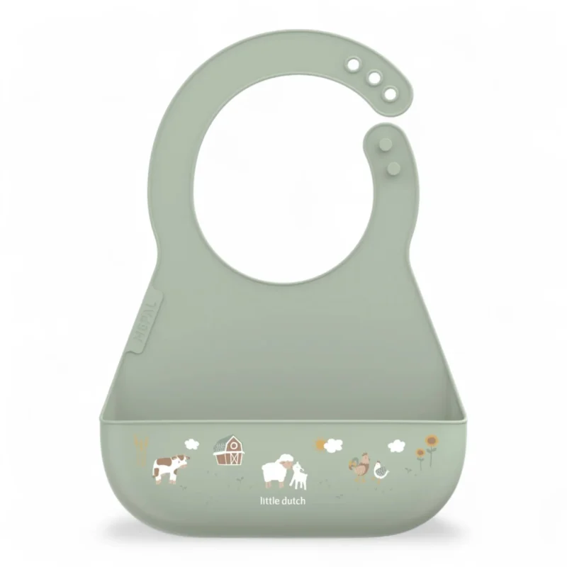 Σαλιάρα σιλικόνης Mio Little Farm