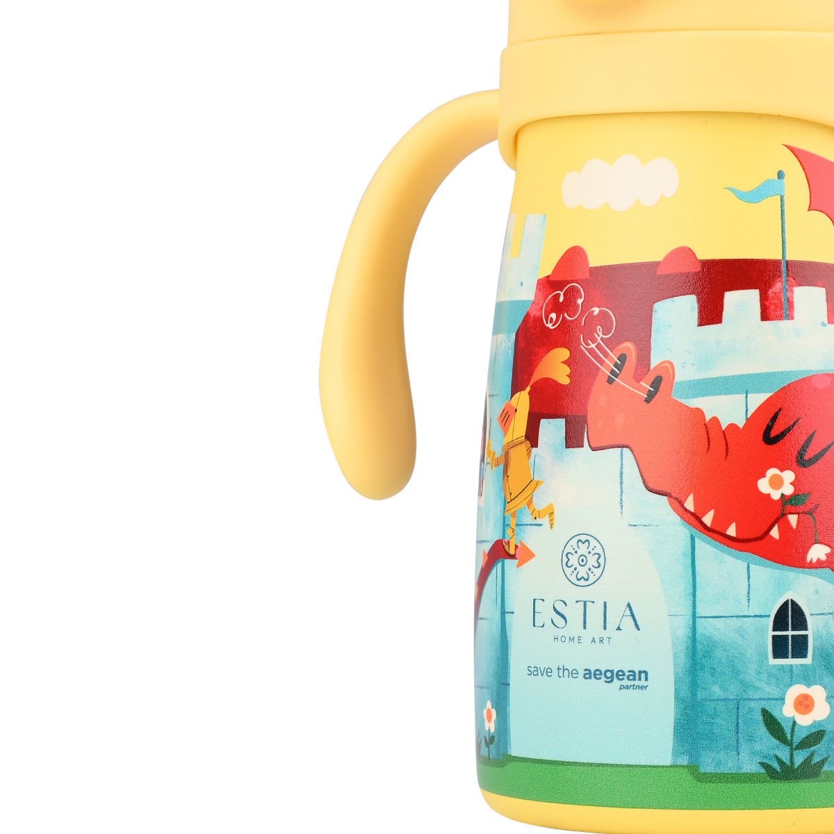 Θερμός Παιδικό Bubble Bottle Fortres Dragon 300ml - Image 4