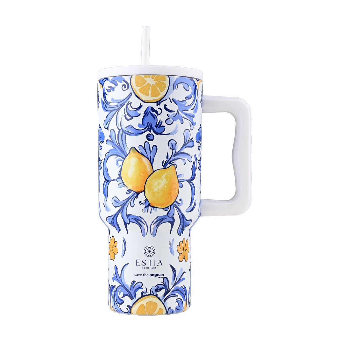 StrawTumbler XL Amalfi Coast 900ml
