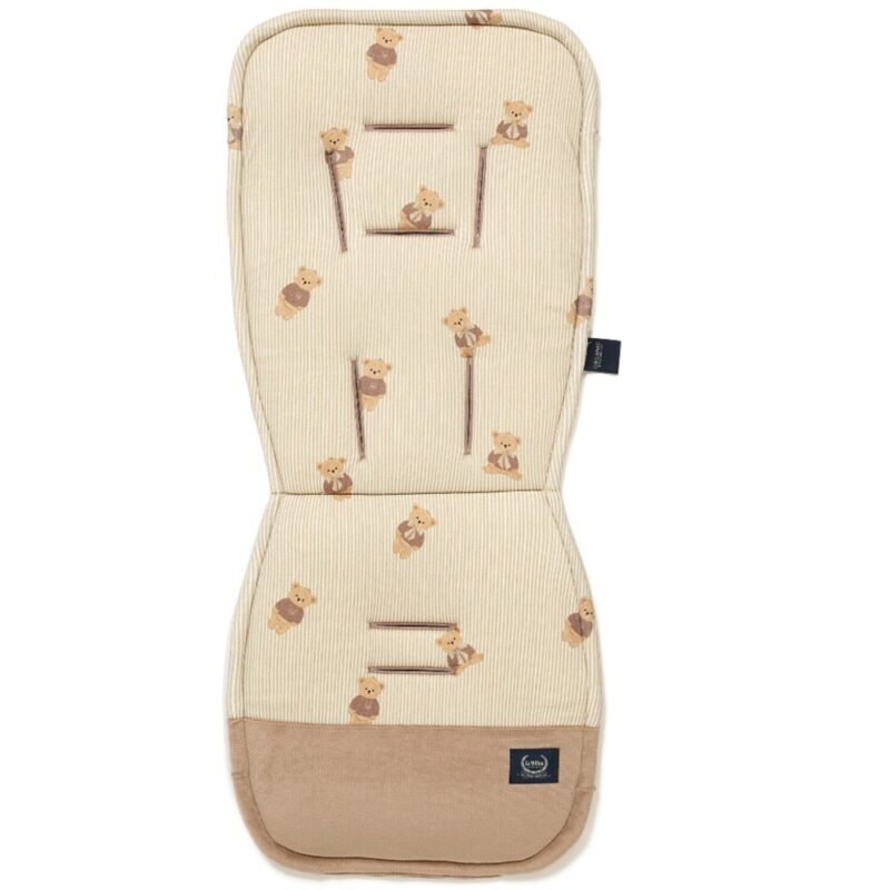 Baby Bear Velvet Προστατευτικό Καροτσιού Mocca