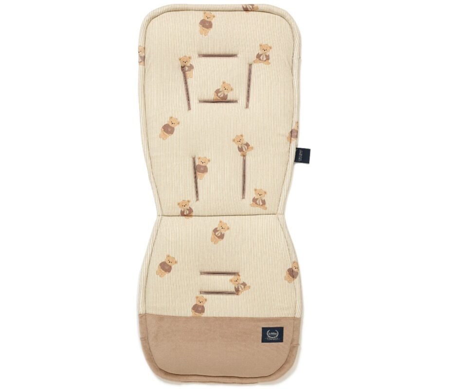 Baby Bear Velvet Προστατευτικό Καροτσιού Mocca